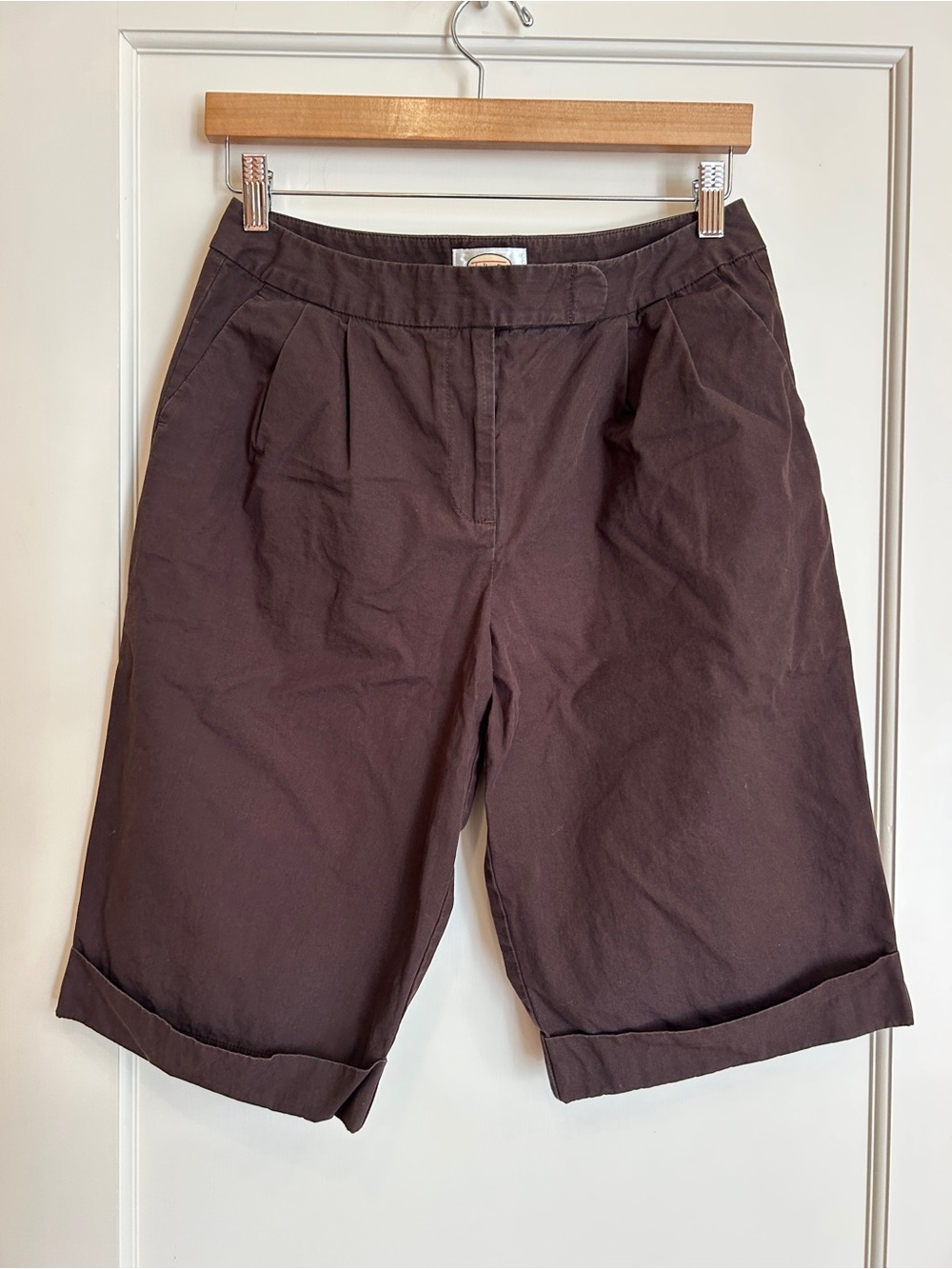 Talbots Dark Brown Flat Front Men's Shorts